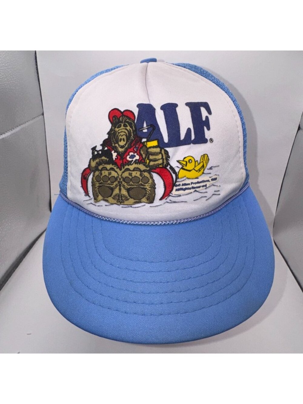 Vintage ALF Snapback Trucker Hat Youth Size RARE 80s Comedy TV Show 1987